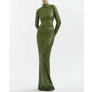 Delfi Collective Shimmer Glitter Maxi Gown